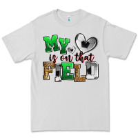 Dove Grey my heart is on that field soccer Premium Tee - Zillion Design Studio
