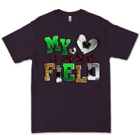 Plum my heart is on that field soccer Premium Tee - Zillion Design Studio