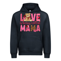 Navy Love is being called mama mother's day Urban Hoodie - HowdyJamesFarm