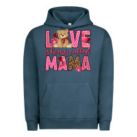 Pigment Midnight Navy Love is being called mama mother's day Urban Hoodie - HowdyJamesFarm