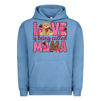 Pigment Pebble Blue Love is being called mama mother's day Urban Hoodie - HowdyJamesFarm