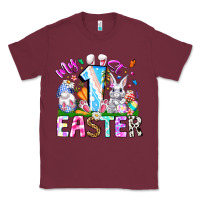 Burgundy My 1st Easter Classic Tee - CowhideDigitalArt