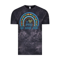 Cloud Black in april we wear blue autism awareness leopard rainbow Vintage Tee - Artiststas