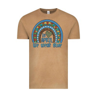 Vintage Camel in april we wear blue autism awareness leopard rainbow Vintage Tee - Artiststas