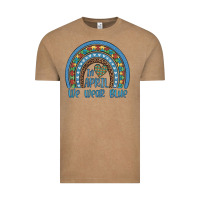 Vintage Coffee in april we wear blue autism awareness leopard rainbow Vintage Tee - Artiststas