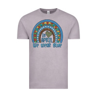 Vintage Zinc in april we wear blue autism awareness leopard rainbow Vintage Tee - Artiststas