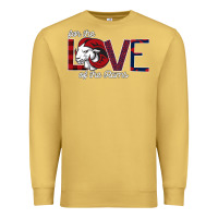 Antique Gold For the Love of the Rams Premium Sweatshirt - Bettercallsaul