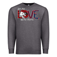 Charcoal Heather For the Love of the Rams Premium Sweatshirt - Bettercallsaul