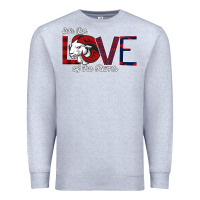 Heather Grey For the Love of the Rams Premium Sweatshirt - Bettercallsaul