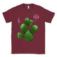 Burgundy heart cactus Classic Tee - Jasminsmagicworld