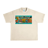 Sandshell world's best mom sunflower license plate Urban Heavy Tee - Artiststas