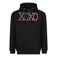 Black xoxo digital valentines day Heavyweight Hoodie - Bettercallsaul
