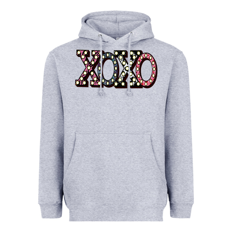 Xoxo Digital Valentines Day Heavyweight Hoodie by Bettercallsaul | Teevron