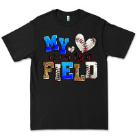 Black my heart is on that field baseball Premium Tee - Zillion Design Studio
