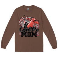 Chestnut cheer mom Long Sleeve Tee - MaliasSmallBusiness