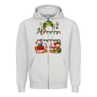 Customize Christmas Elf Zipper Hoodie | Teevron
