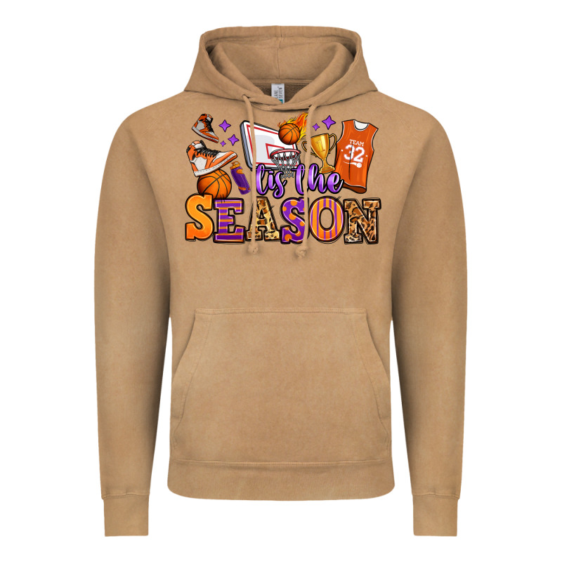 Tis The Season Basketball Vintage Hoodie by Jasminsmagicworld | Teevron