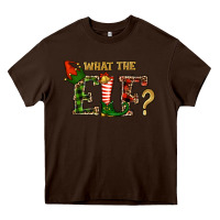Chocolate Brown whar the elf  christmas Heavy Core Tee - RanaPortraitStore