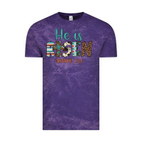 Cloud Purple he is risen Vintage Tee - Artiststas