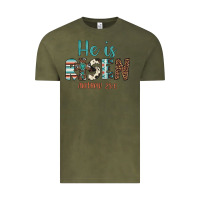Vintage Olive he is risen Vintage Tee - Artiststas