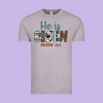 He Is Risen Vintage Tee Designed By Artiststas