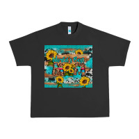 Pigment Black world's best mom sunflower leopard cowhide Urban Heavy Tee - Artiststas