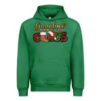 Emerald Grandma claus with christmas gift sock mother's Urban Hoodie - HowdyJamesFarm