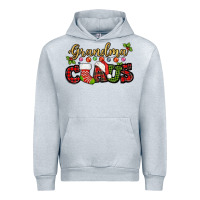 Heather Grey Grandma claus with christmas gift sock mother's Urban Hoodie - HowdyJamesFarm