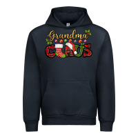 Navy Grandma claus with christmas gift sock mother's Urban Hoodie - HowdyJamesFarm