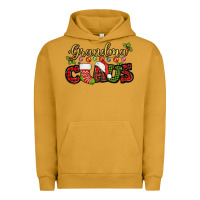 Pigment Peanut Butter Grandma claus with christmas gift sock mother's Urban Hoodie - HowdyJamesFarm