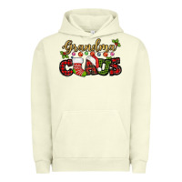 Pigment Pistachio Grandma claus with christmas gift sock mother's Urban Hoodie - HowdyJamesFarm