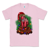 Bubblegum Pink christmas rooster Classic Tee - BarkalooDesign