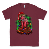 Burgundy christmas rooster Classic Tee - BarkalooDesign