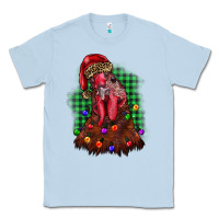 Dusty Blue christmas rooster Classic Tee - BarkalooDesign