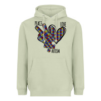 Matcha Peace Love Autism Heavyweight Hoodie - Bettercallsaul