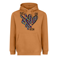 Meerkat Peace Love Autism Heavyweight Hoodie - Bettercallsaul