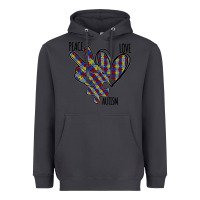 Smoke Peace Love Autism Heavyweight Hoodie - Bettercallsaul