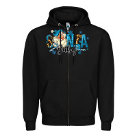 Black Santa Baby Christmas Zipper Hoodie - MaliasSmallBusiness