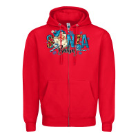 Red Santa Baby Christmas Zipper Hoodie - MaliasSmallBusiness
