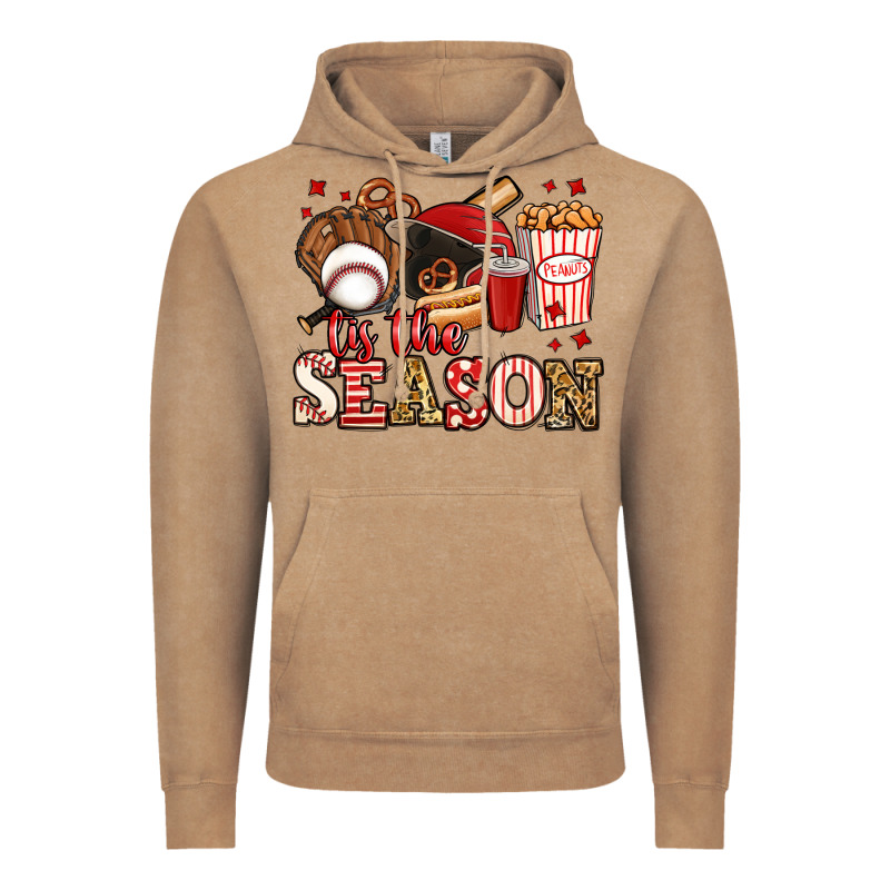 Tis The Season Baseball Vintage Hoodie by Jasminsmagicworld | Teevron