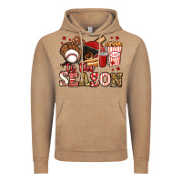 Vintage Coffee tis the season baseball Vintage Hoodie - Jasminsmagicworld