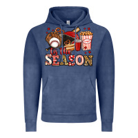 Vintage Denim tis the season baseball Vintage Hoodie - Jasminsmagicworld