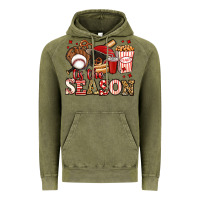 Vintage Olive tis the season baseball Vintage Hoodie - Jasminsmagicworld