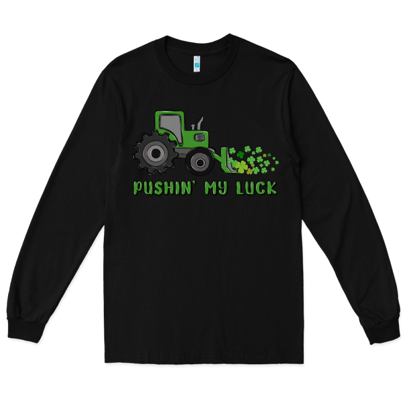 Pushin' My Luck Long Sleeve Tee by MaliasSmallBusiness | Teevron
