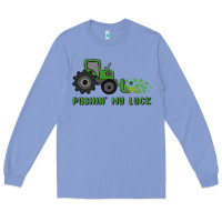Colony Blue pushin' my luck Long Sleeve Tee - MaliasSmallBusiness