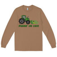 Toasted Coconut pushin' my luck Long Sleeve Tee - MaliasSmallBusiness