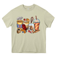 Mossy bakery coffee cups Heavy Core Tee - Zillion Design Studio