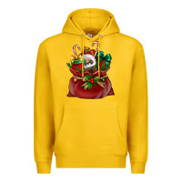 Lemon Chrismas Santa claus bag Premium Hoodie - NancyCooperArtShop