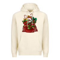 Tofu Chrismas Santa claus bag Premium Hoodie - NancyCooperArtShop