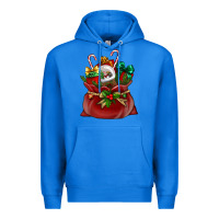 True Royal Chrismas Santa claus bag Premium Hoodie - NancyCooperArtShop
